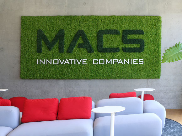 Lounge im MACS Firmenhauptsitz
